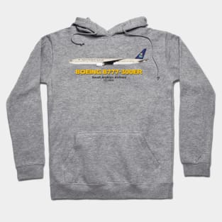 Boeing B777-300ER - Saudi Arabian Airlines Hoodie